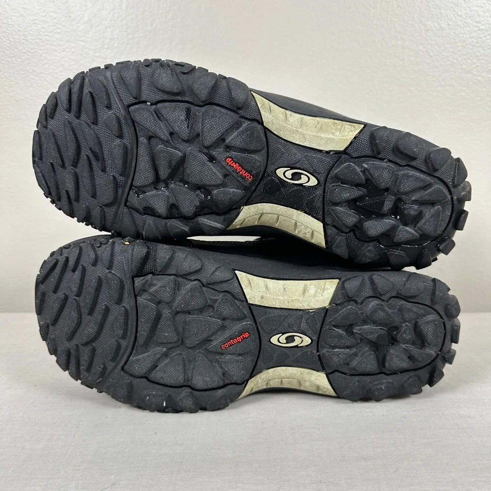 Salomon Men's 8‎ Winter Boots Black ClimaShield Waterproof Insulated